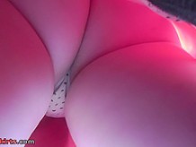 Spy cam presents upskirt free video with hot round ass