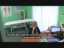 FakeHospital Slender Squirting Hot Sexy Blonde Wants Breast Implant Advice 