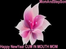 Step Mom Cum in mouth New Year Christmas Mom And Step Son