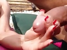 Nude Beach - Nice Hand Job and Lick Up