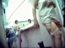 Cool changing room secret video of curvaceous tempting bimbos being fully exposed