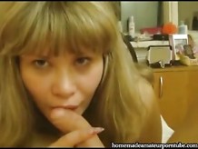 Busty Russian Amateur Teen Girlfriend Homemade Fucked