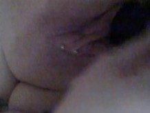 Playing with my pussy with my 1.5 inch plug and squirting