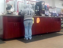 Candid Whooty Wedgie Jeans