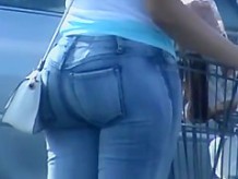 Candid Phat Latina Ass in jeans part 1