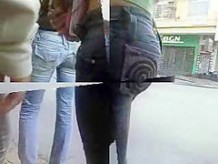 Public Ass - Hot ass in tight jeans
