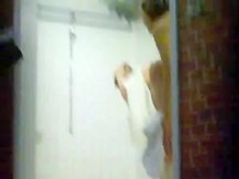 Shower room spy cam