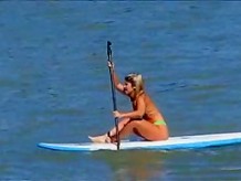Powerful zoom in thong bikini girl !