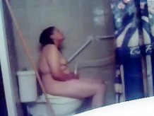 Caught my s ister masturbating in toilet