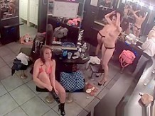 Strippers caught dressing her clothes