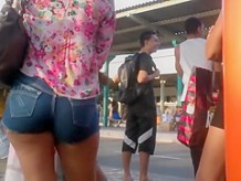 Ass in shorts that deserved a whistle