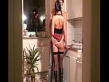 Couple having sex in kitchen Video