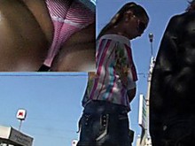 Outstanding legal age adolescente panty upskirt