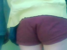 red tight shorts hoot