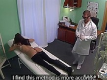 Female patient banged by doctor in fake hospital