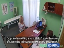 FakeHospital Blonde Womans Headache Cured By Cock And Her Squirting Pulsing Wet Pussy