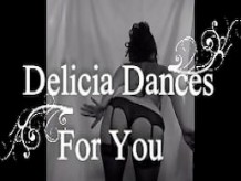 Delicia D'Anjelo's Sexy Bedroom Strip Tease