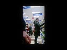 Flash cum in supermarket 16