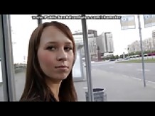 Real public fuck movie with sexy coed babe
