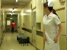 Nurse gets her white pantyhose uncovered while sharking