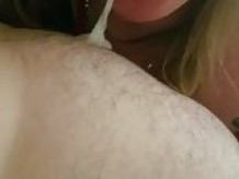 Bbw blowjob with cum in mouth