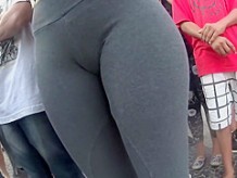 Young thighs gap and cameltoe