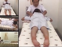 Cámara oculta puede filmar a una nena traviesa recibiendo un masaje sensual