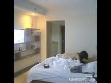 CÁMARA OCULTA Mamada de hotel de prostituta asiática