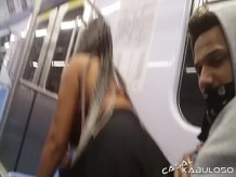 Teniendo un rapidito en el metro - Caah Kabulosa - Vinny Kabuloso