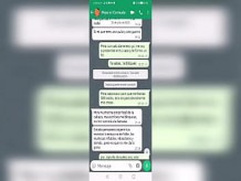 Conversación con mi ex - novio por WhatsApp y terminamos follando