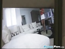 estrella porno follando a un pervertido en la cámara