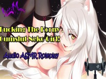 ASMR - ¡Follando a la cachonda Cumslut Anime Neko Cat Girl! Juego de rol de audio