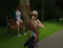DDSims - Novia compartida en el parque con un extraño - Sims 4