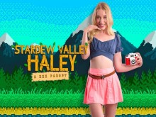 Kallie Taylor como STARDEW VALLEY HALEY es una chica del pueblo adicta a las pollas duras