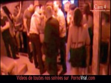 ¡Cámara oculta francesa en un club swinger! parte 4