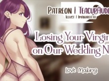 Perder nuestras virginidades en nuestra noche de bodas (F4M)