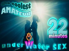 Las verdaderas parejas aficionadas de WifeBucket, teniendo el sexo submarino más genial, organizaron su placer en una compilación de 22 minutos