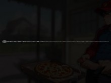 Chupar el parretero de pizza subby - novio asmr