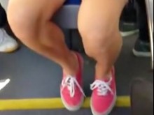 Bragas rosadas en el autobús