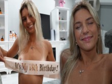 ¡Tengo un gran facial en mi cumpleaños número 18! ????????????