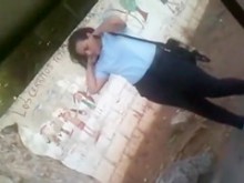 Flasher se sacude en su auto