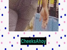 Cámara oculta en algunas mejillas gordas