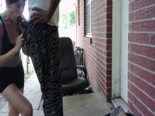 Me atraparon afuera y así me conoció en el camión