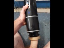 Follando con mi nueva máquina de follar