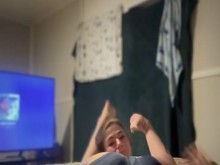 Fóllame con las piernas detrás de la cabeza papá/mamá