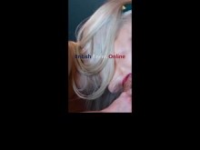 A Ellie Shou le comen el coño y chupa la polla de un chico mayor