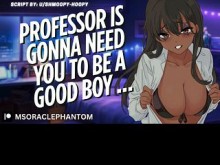 [F4M] Profesor universitario coqueto te folla en el viaje de estudios [Audio porno]