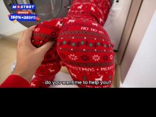 El mejor regalo de Navidad es: ¡hermanastra atrapada en una lavadora!