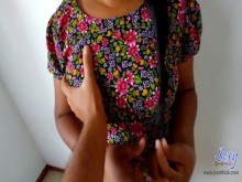 Sri Lanka - Chica del pueblo romántica folla hasta el orgasmo loco chorros - Pareja asiática caliente