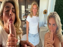 ????Modelo británica de IG follándose la gran polla de un mejor amigo - Bonnie Blue????